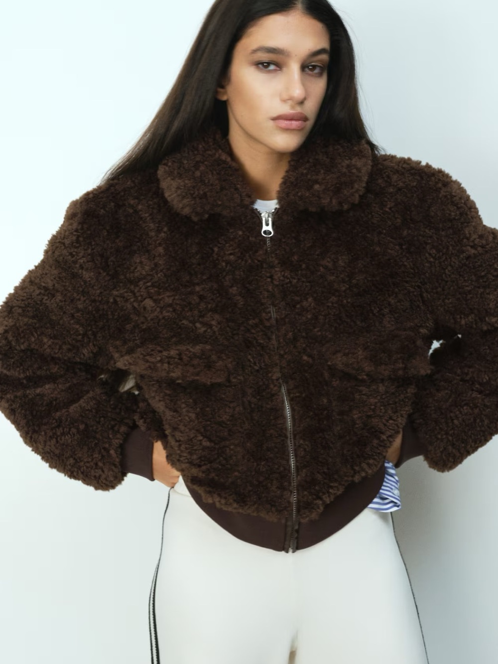 New H&M Plush Teddy Jacket